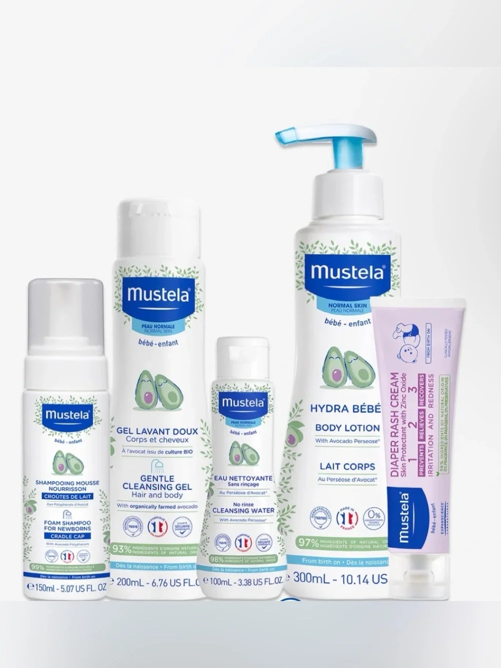Mustela Hydra Bébé Body Lotion - White & Blue